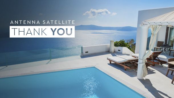 ANTENNA SATELLITE THANK YOU